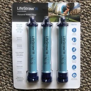 3 pack of Lifestraws